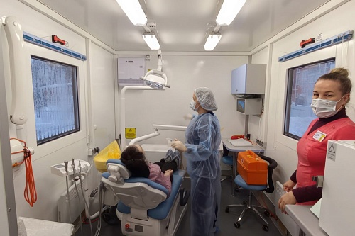 В Тобольском районе заработал передвижной стоматологический кабинет