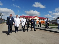 Губернатор Александр Моор находится с рабочим визитом в Абатском районе
