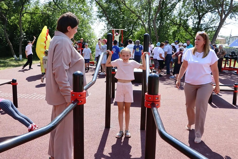 Новая площадка ГТО открылась в селе Петелино по просьбе местных жителей
