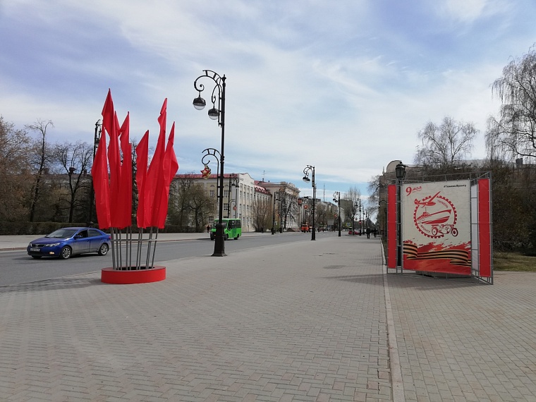 Схемы: где перекроют дороги в Тюмени на День Победы