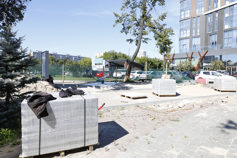 В центре Тюмени сквер Николая Машарова благоустроят до 1 октября