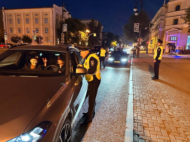 Госавтоинспекция минувшей ночью взяла под контроль центр Тюмени