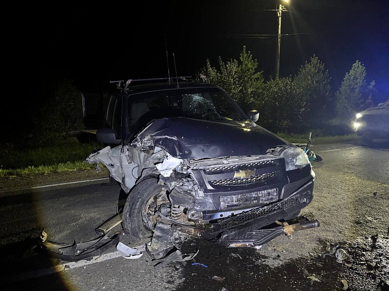 В Тюменском округе пьяный пенсионер спровоцировал массовое ДТП с участием подростка на питбайке