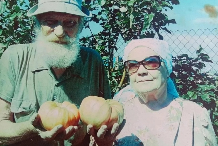 Валентина Гаркалова с мужем