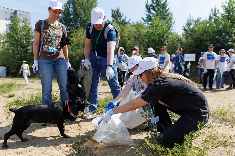 Волонтеры собрали 2 тонны мусора на первых в Тюмени «Чистых играх»