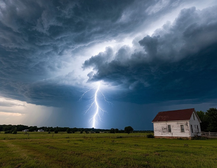 В Тюменской области ожидается гроза, возможен град