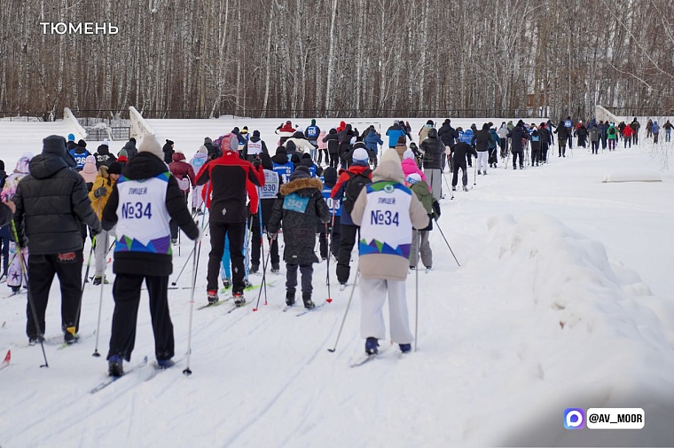 Александр Моор: Тюменская область присоединилась к большому спортивному празднику – «Лыжне России»