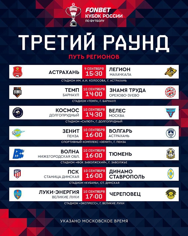 ФК «Тюмень» продолжит Кубок России в Заволжье