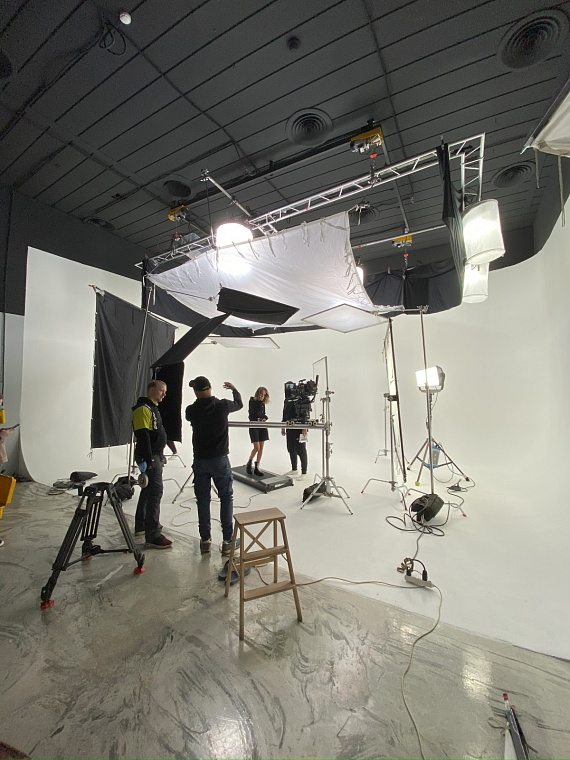 Съемки клипа Calvin Kleine