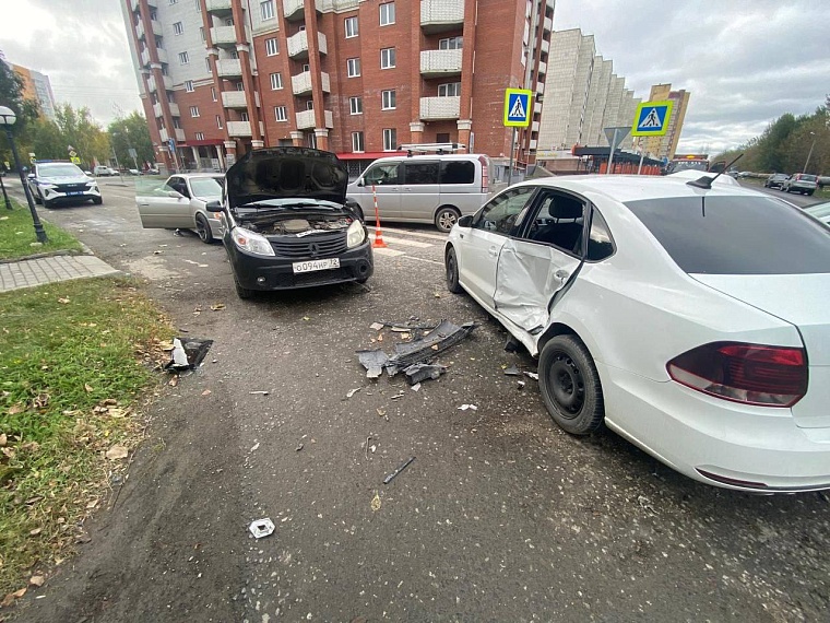 В заречной части Тюмени школьница попала в ДТП по пути с уроков