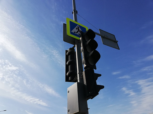 На улицах Одесской, Рижской, Энергетиков произошло аварийное отключение светофоров