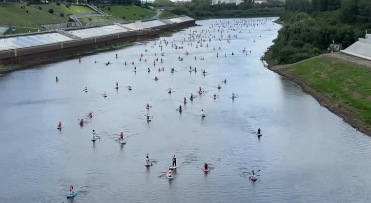 Тюменцы поддержали сап-фестиваль на Туре