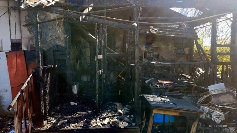 В Упоровском округе во время пожара погиб человек