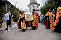 В Тюмень прибыл ковчег с мощами великомученика Георгия Победоносца