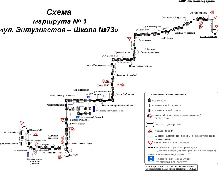 Схема: Тюменьгортранс