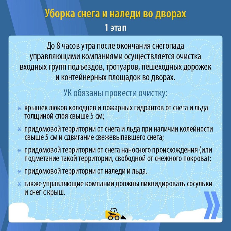 Тюменцам напомнили правила уборки и вывоза снега