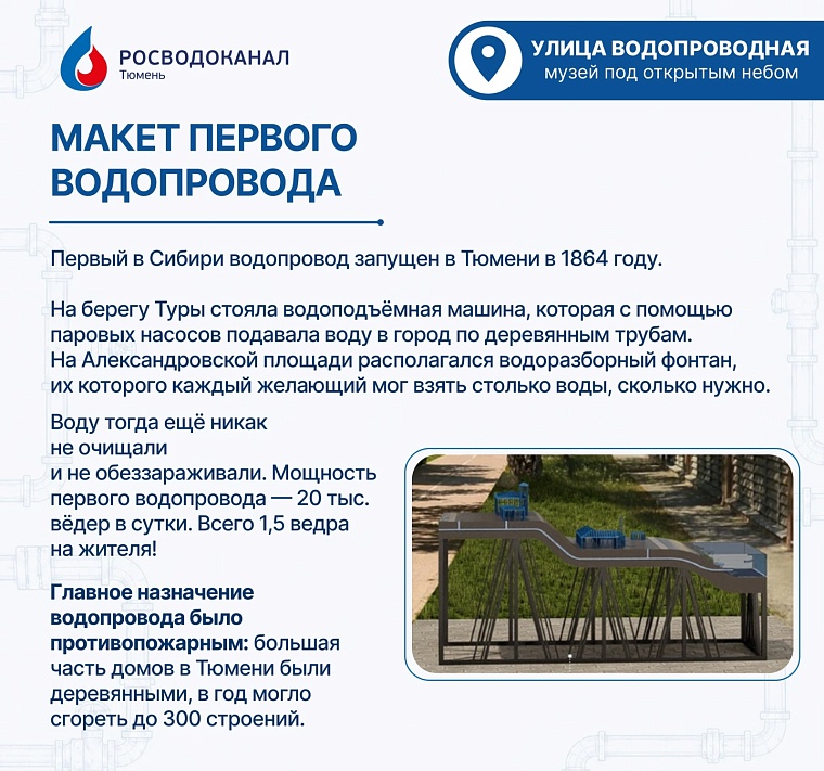 На Водопроводной в Тюмени сегодня откроется музей под открытым небом