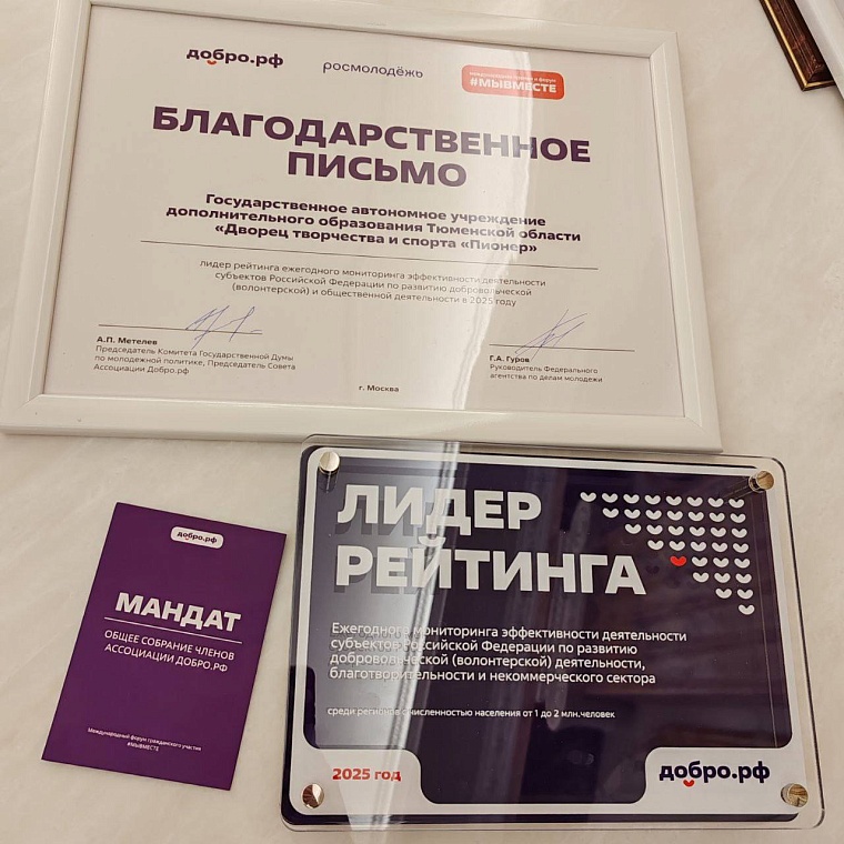 Тюменский добровольческий центр - в тройке лидеров в России