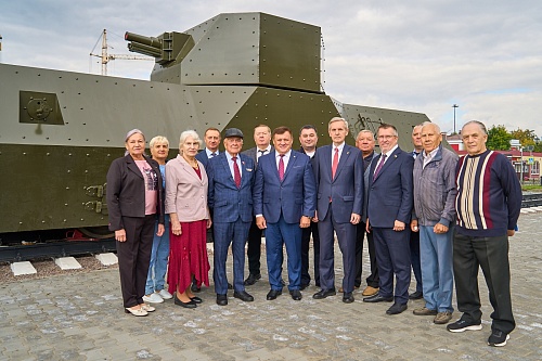 В Ишиме готовятся к открытию памятника бронепоезду «Патриот»