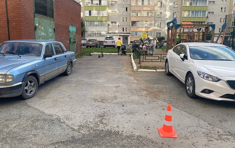 Летом в Тюменской области увеличилось количество ДТП с детьми во дворах