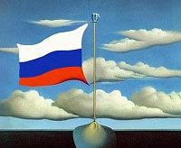 Как выглядел бы флаг России, если бы его написали известные художники