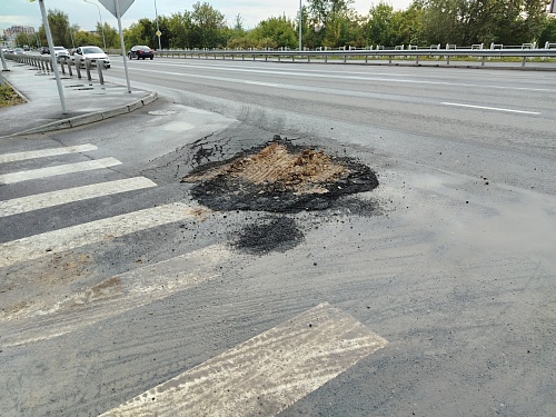 Тюменцы контролируют состояние городских дорог