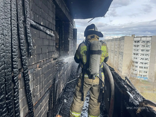 В Тюмени при пожаре на ул. Демьяна Бедного спасли пять человек