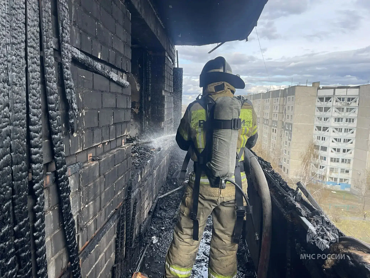 В Тюмени при пожаре на ул. Демьяна Бедного спасли пять человек