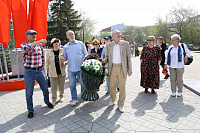Совет ветеранов Союза журналистов Тюменской области возложил цветы к мемориалу «Прощание»