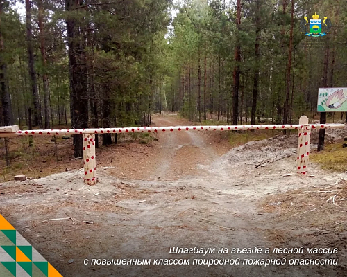 В Тюменской области устанавливают шлагбаумы на въездах в леса