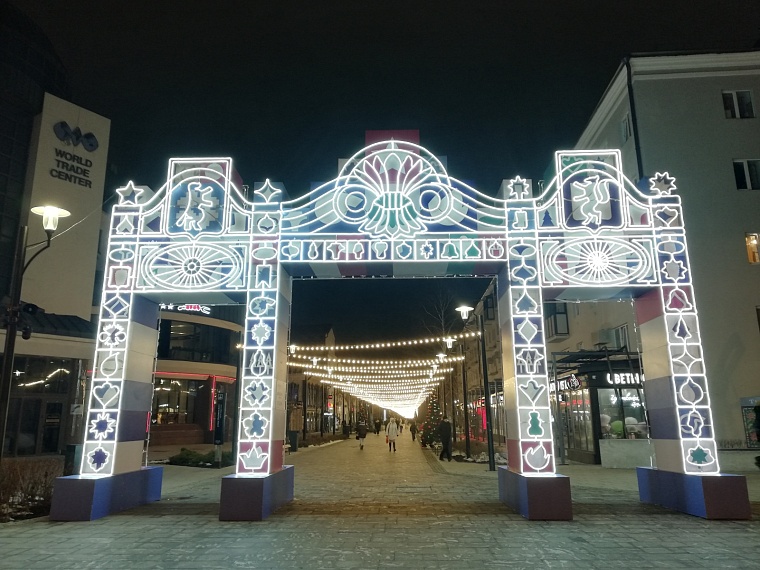 Тюмень в ожидании Нового года и снега