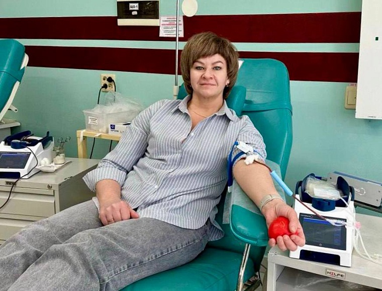 Тюменка 120 раз сдавала кровь