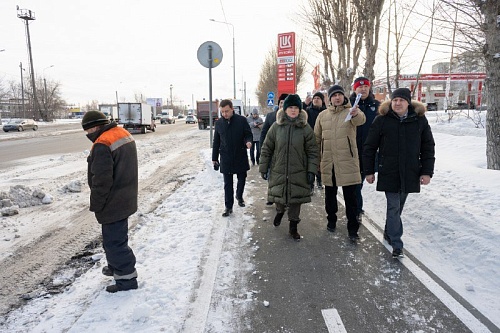 Депутаты Тюменской городской думы оценили качество уборки снега