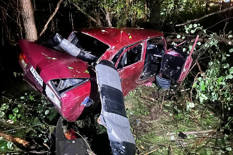 Под Тюменью в ДТП пострадала семья с четырьмя детьми