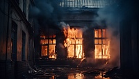 В Тобольске при пожаре погибли люди