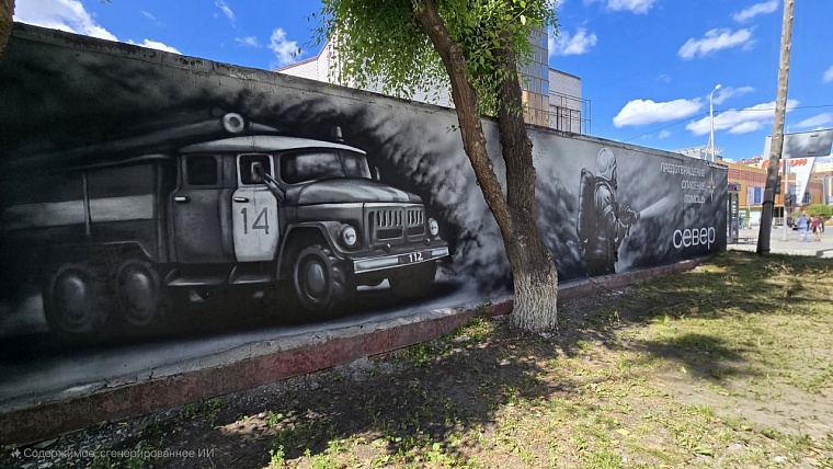 Настоящий подвиг: Максим Афанасьев показал, как выглядит новый мурал