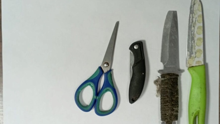 В суд Набережных Челнов пришел мужчина с отверткой, ножницами и тремя ножами