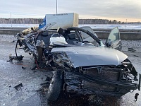 В аварии на автодороге Тюмень-Омск погибла женщина