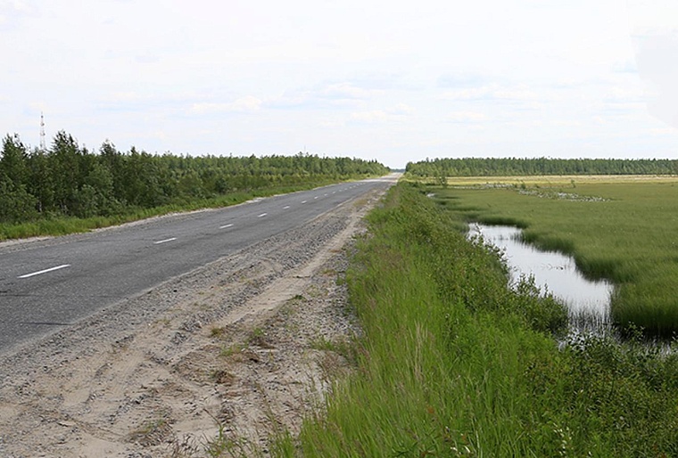 Глобальное потепление разрушает трассу Салехард-Надым