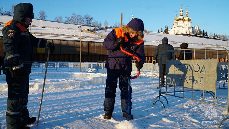 На Крещение в Тюмени иордань и купели оборудуют у Свято-Троицкого монастыря