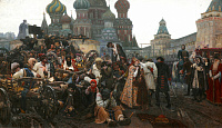 «Утро стрелецкой казни», художник Василий Суриков, 1881 г.