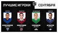Лучшие игроки сентября в ВХЛ. Источник: vhlru.ru