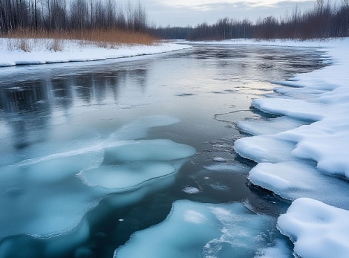 В шести округах Тюменской области уже действует запрет выхода на лед