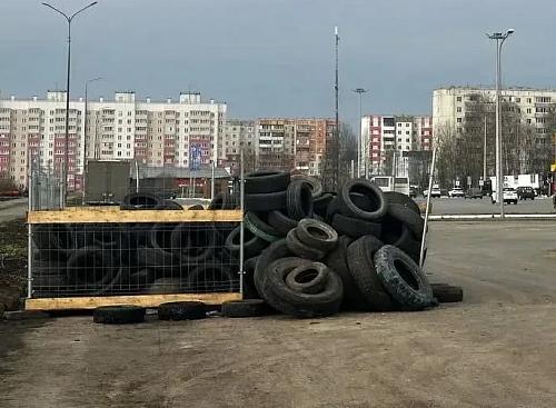 В Тобольске начинают прием старых автопокрышек